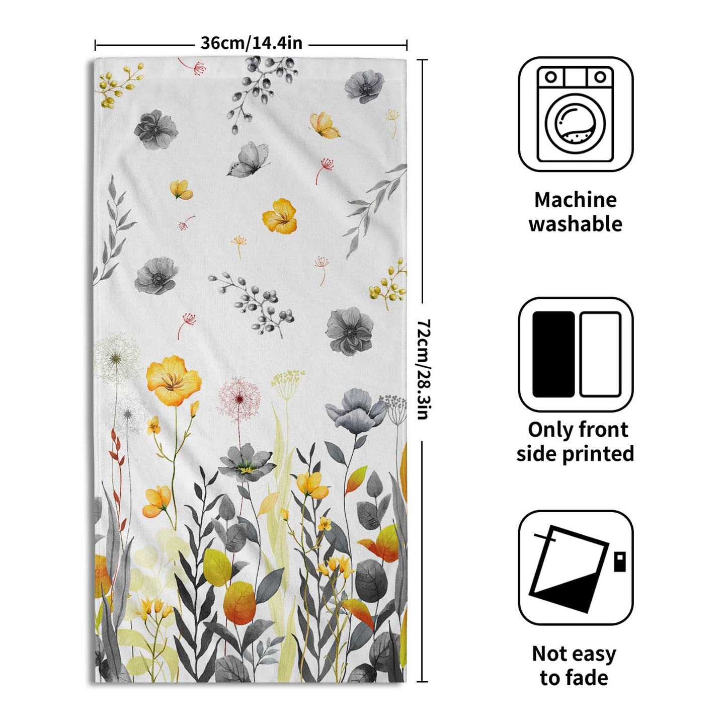 Imiss Coral Starfish Hand Towels for Bathroom，Nautical Coastal Seashell Guest Towels 14.4 x 28.3 Inch Set of 2 Soft Small Bath Towel Kitchen Dish Towels for Home Hotel Gym Spa BST220