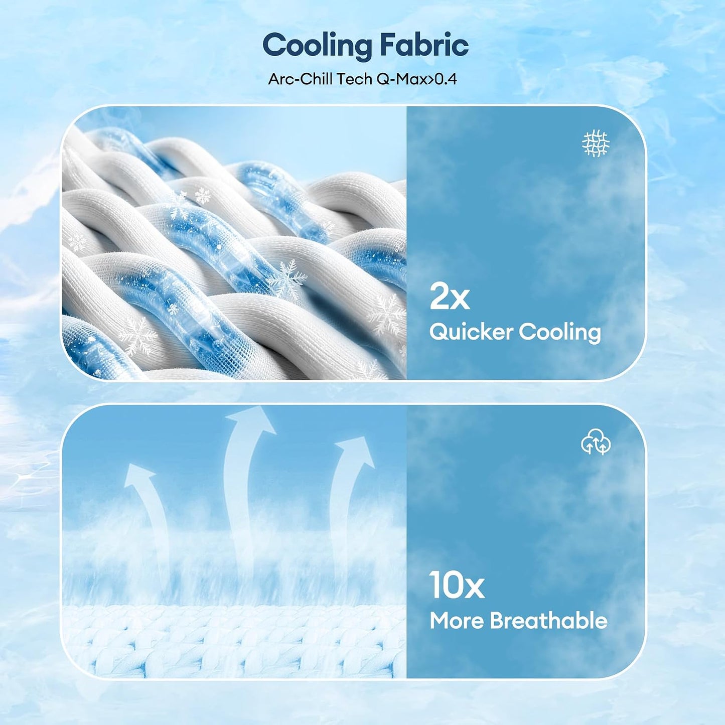 VFROO Cooling Blanket for Hot Sleepers Twin Size 60''×80'', Summer Blanket Thin Lightweight Breathable, Absorbs Sweat Heat to Keep Adults Cool, Cold Blanket for Sleeping on Bed Couch, Grey BST326H