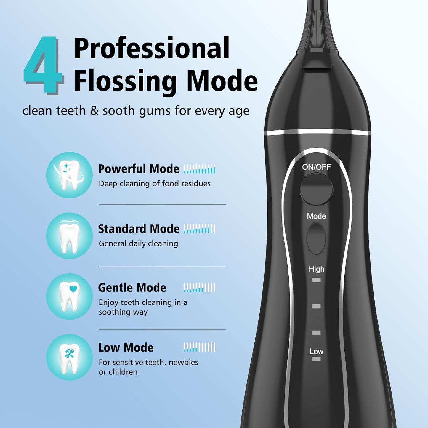 Leominor Water Flosser Pick for Teeth 86