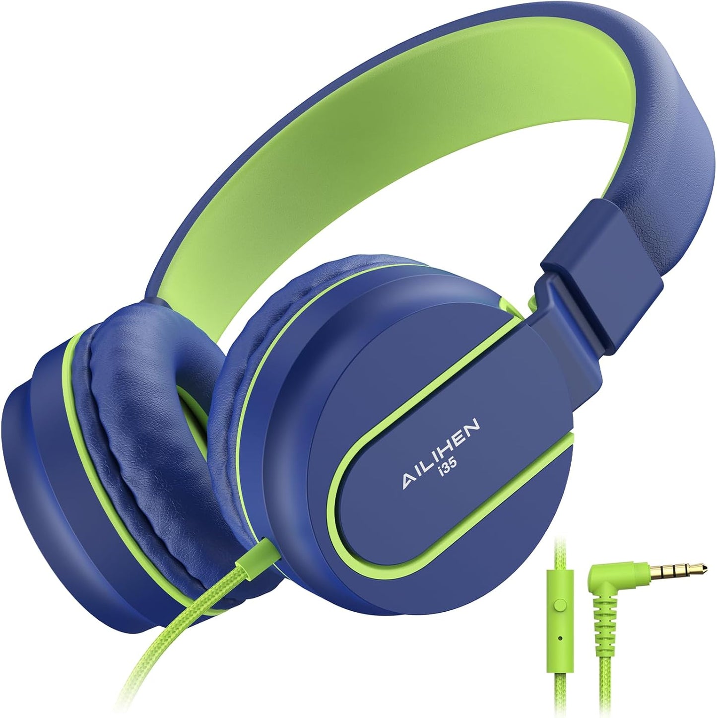 AILIHEN Kids Headphones, I35 On-Ear Headphones 60
