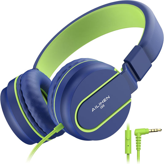 AILIHEN Kids Headphones, I35 On-Ear Headphones 60