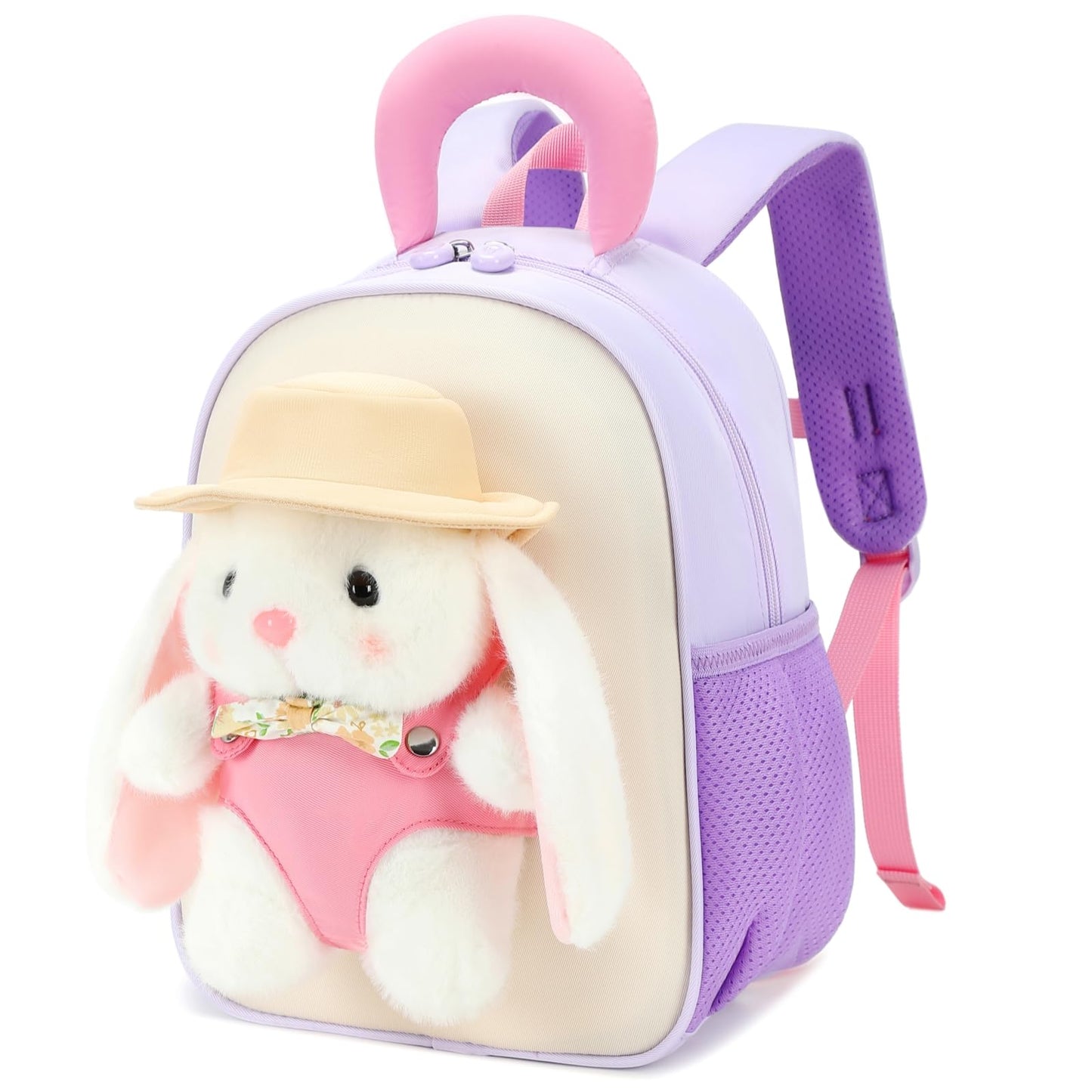 CAMTOP Cute Kids Toddler Backpack Small 3D Cartoon School Bookbags Age 1-3 Daycare Nursary Travel Bags (Butterfly-pink) BST326H