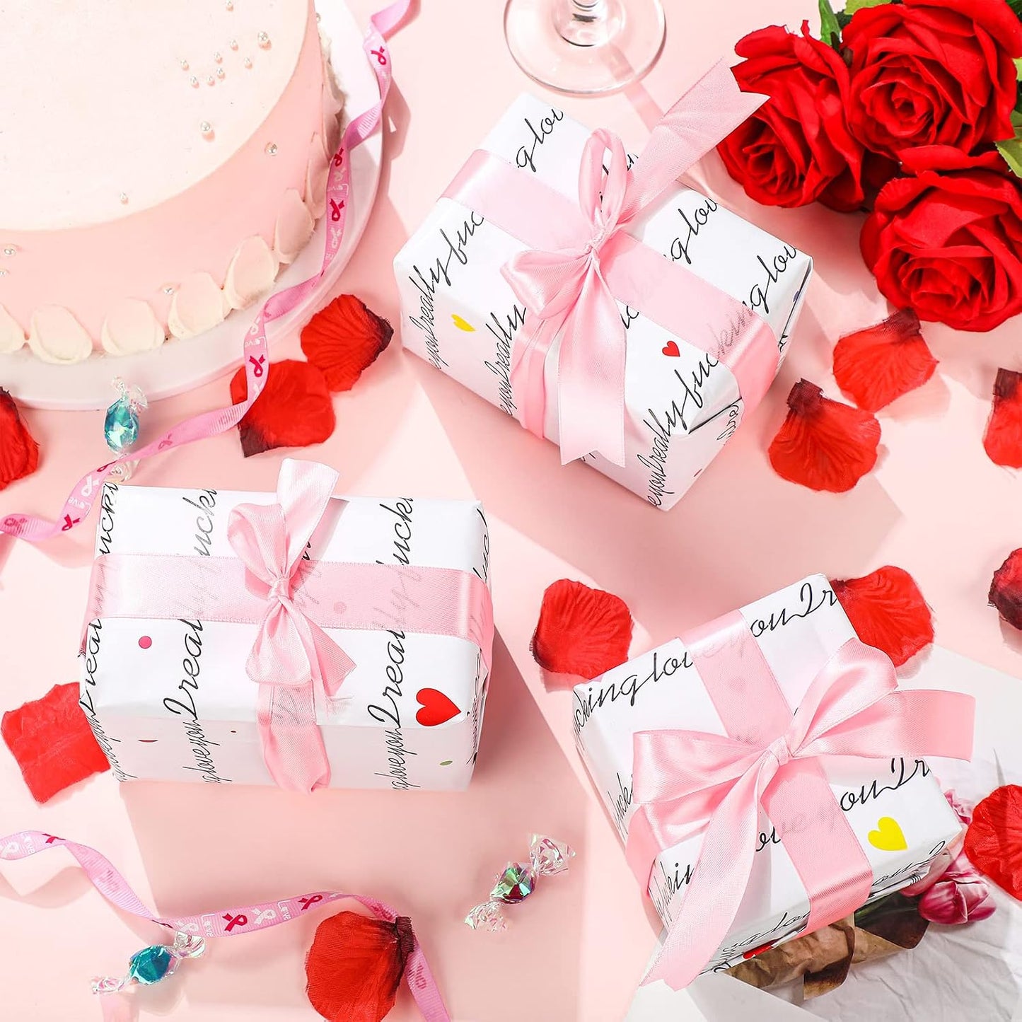 Junkin 10 Sheets Fawn Woodland Gift Wrap Paper Folded Flat Baby Forest Animal Wrapping Sheet for Boy Girl Birthday Baby Shower, 20 x 28 Inch(Rude Style) BST326L