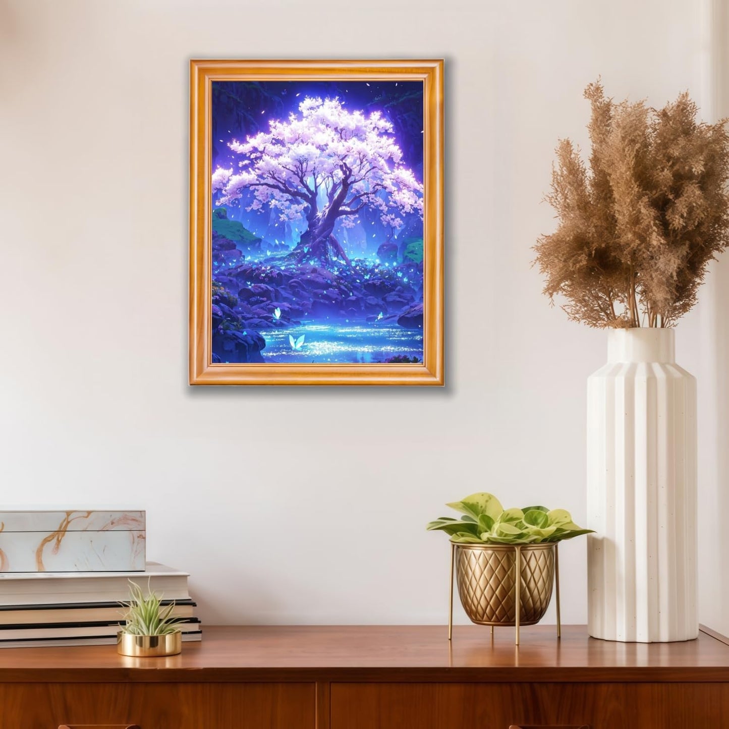 Mosaflare White Tigers Diamond Painting Kits for Adults 12x16 Inch | 5D Diamond Art for Beginners, DIY Full Round Drill Paint by Diamonds Dot Gem Art for Adult, Home Wall Decor BST326L