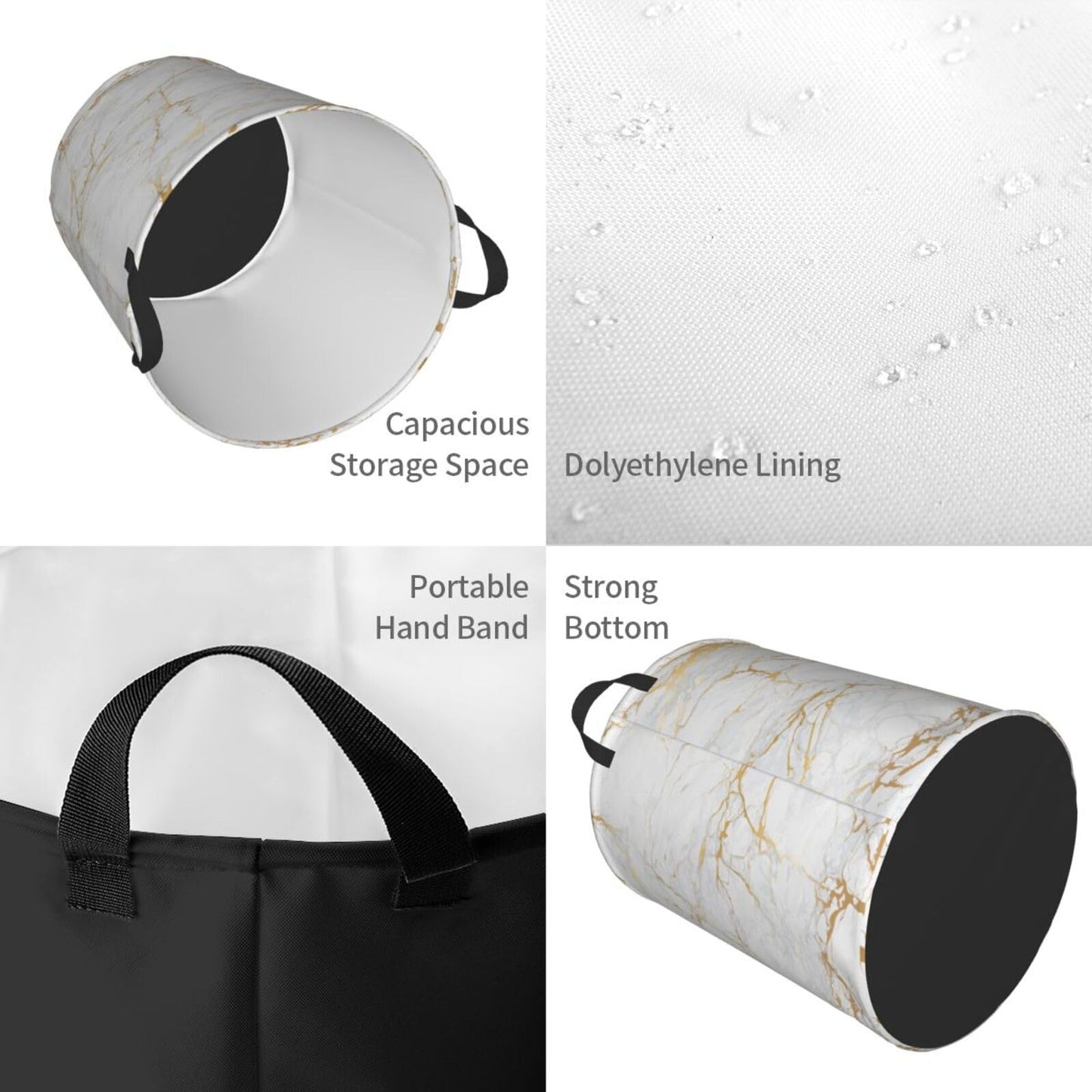 Basketball Round Laundry Hamper Basket Ball Texture Storage Basket Toys Clothes Organizer Bin For Home Bathroom Bedroom Dorm Nursery, 62l BST202