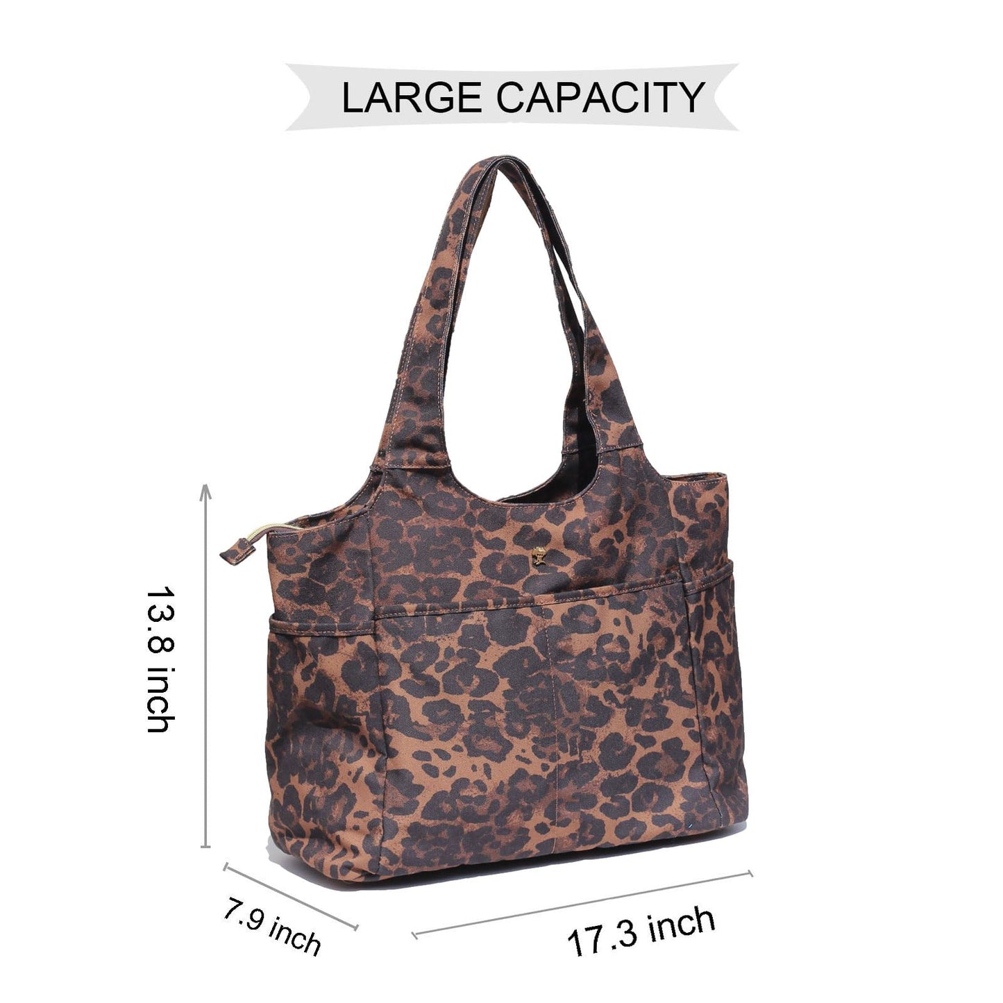ESVAN Yoga Tote Bag Mat bag Women Shoulder Bags Carryall Tote for Travel Office Workout Gym Nurse Beach BST326H