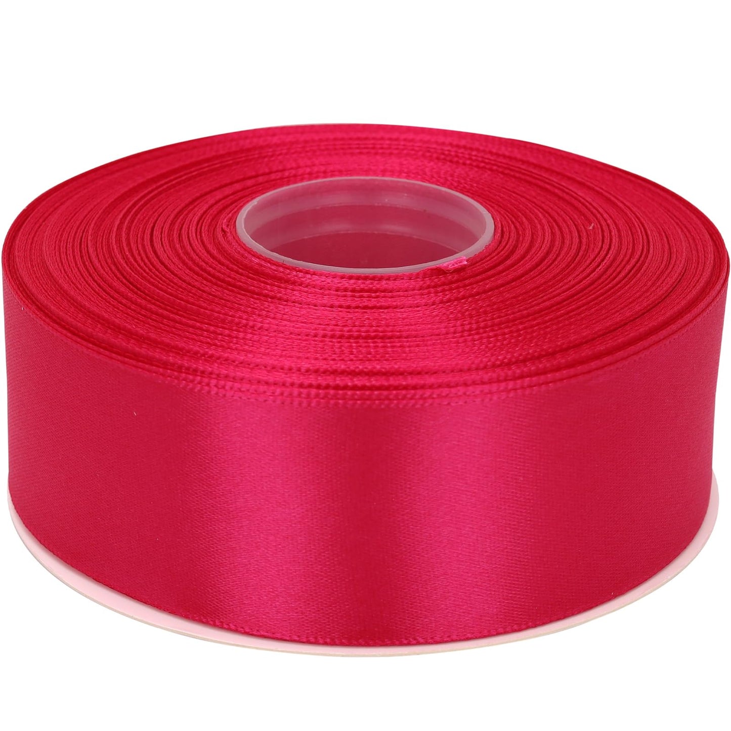 1-1/2 Inch Single Face Polyester Ribbon, 50 Yards Bulk Roll (Orange)–Wrinkle-Resistant Craft Ribbon for Gift Wrapping, Wedding Decor, DIY Projects BST220