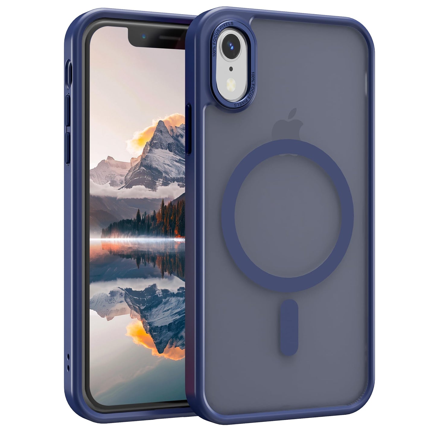 Magnetic for iPhone 17 Air Phone Case, [Compatible with MagSafe], Screen Protector X1, [Military Grade Drop Protection],Matte Finish,Slim,Shockproof,Protective (Black, iPhone 17 AIR) WN420