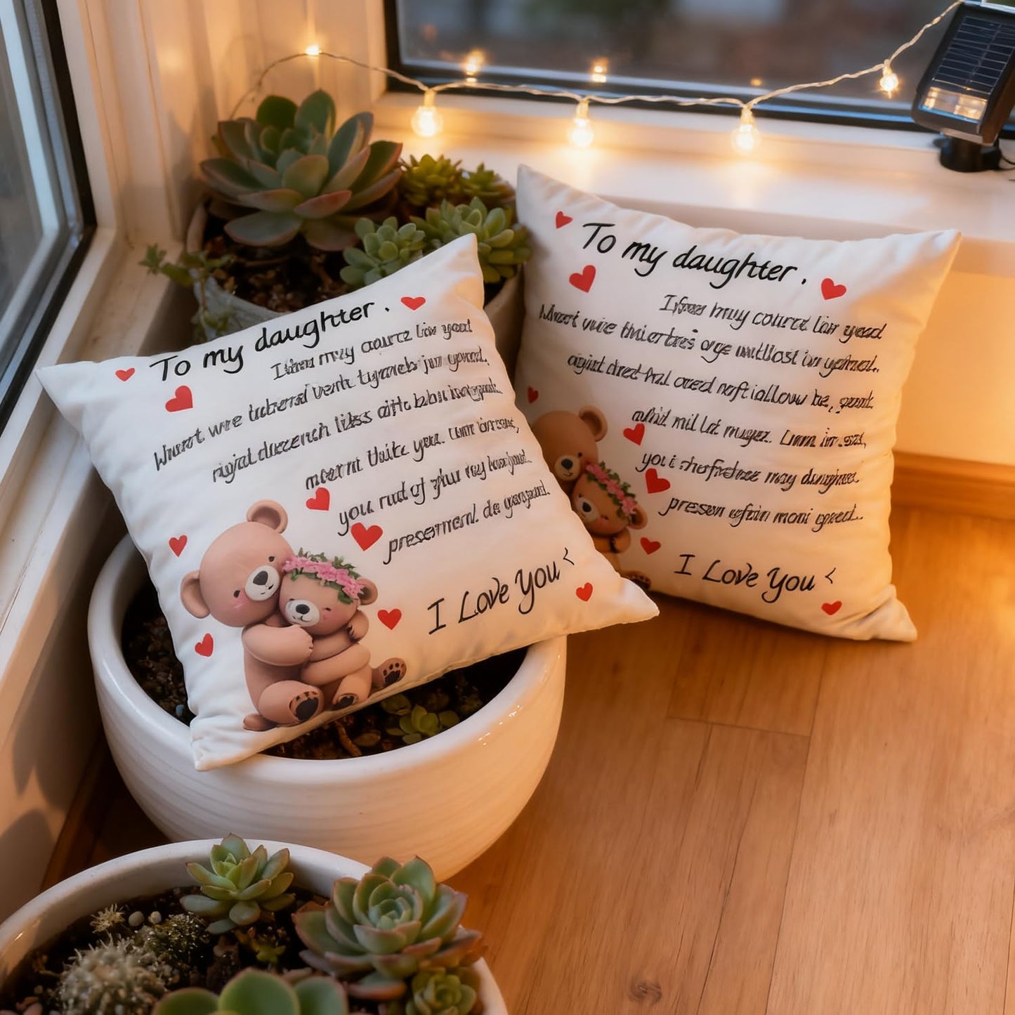 to My Grandmam Throw Pillow Cover - 18x18in Cushion Case, Machine Washable & Easy Care, Ideal for Sofa TV-Watching & Bedside Reading, Adds Warmth to Her Daily Life, Fits Bedroom/Living Room Decor WN420