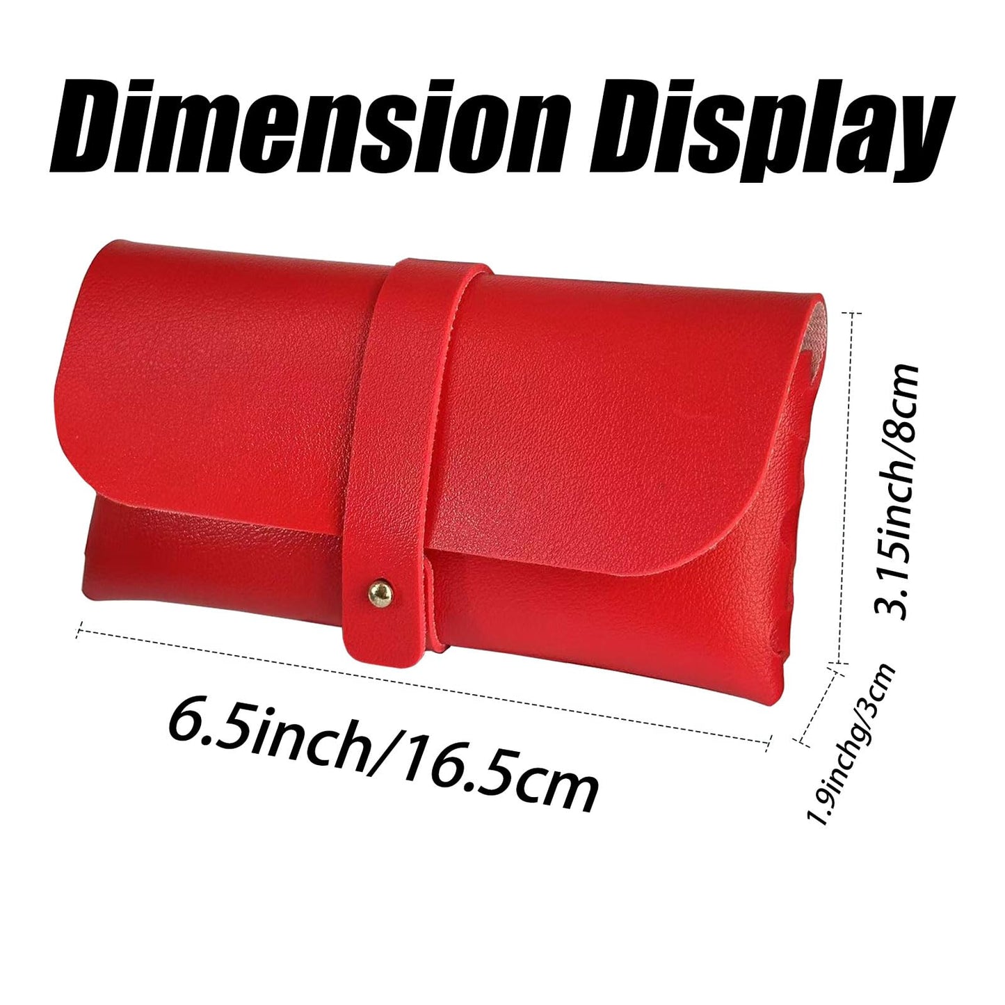 Glasses storage bag Travel sunglasses myopia glasses storage bag Fashion leather storage bag WN420