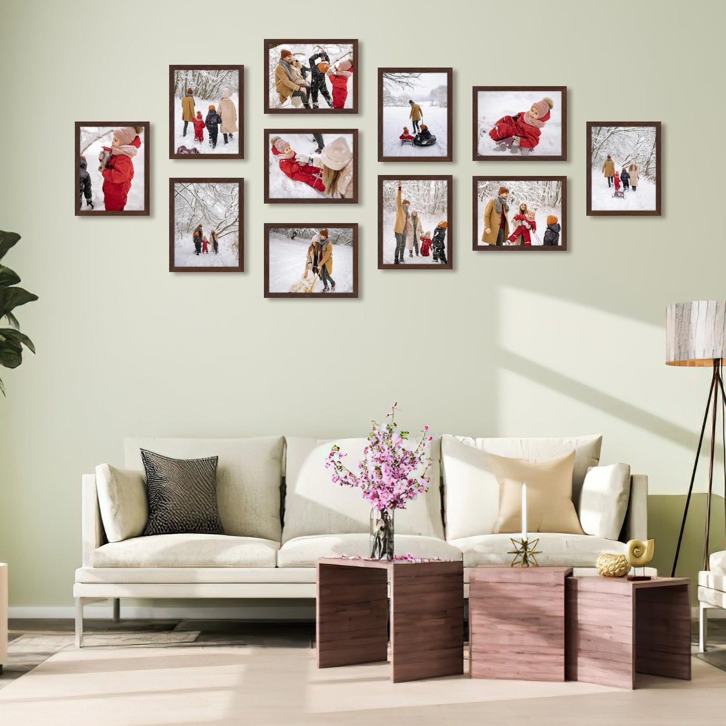 CRUGLA 8.5x11 Picture Frame Set of 11 N26
