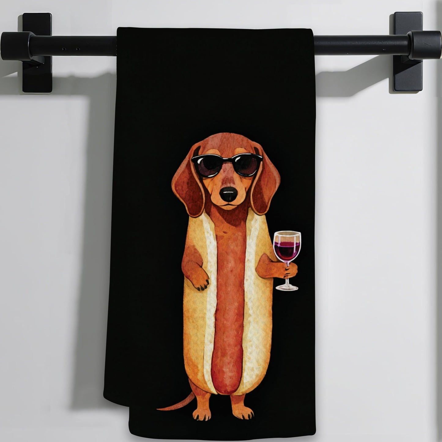 Funny Cat Gifts Kitchen Towels, Cute Cat with Knife and Fork Microfiber Dish Tea Towel for Kitchen Decor, Funny Cats Cooking Decor, is It Dinner Time Yet, 16x24 Inch BST220