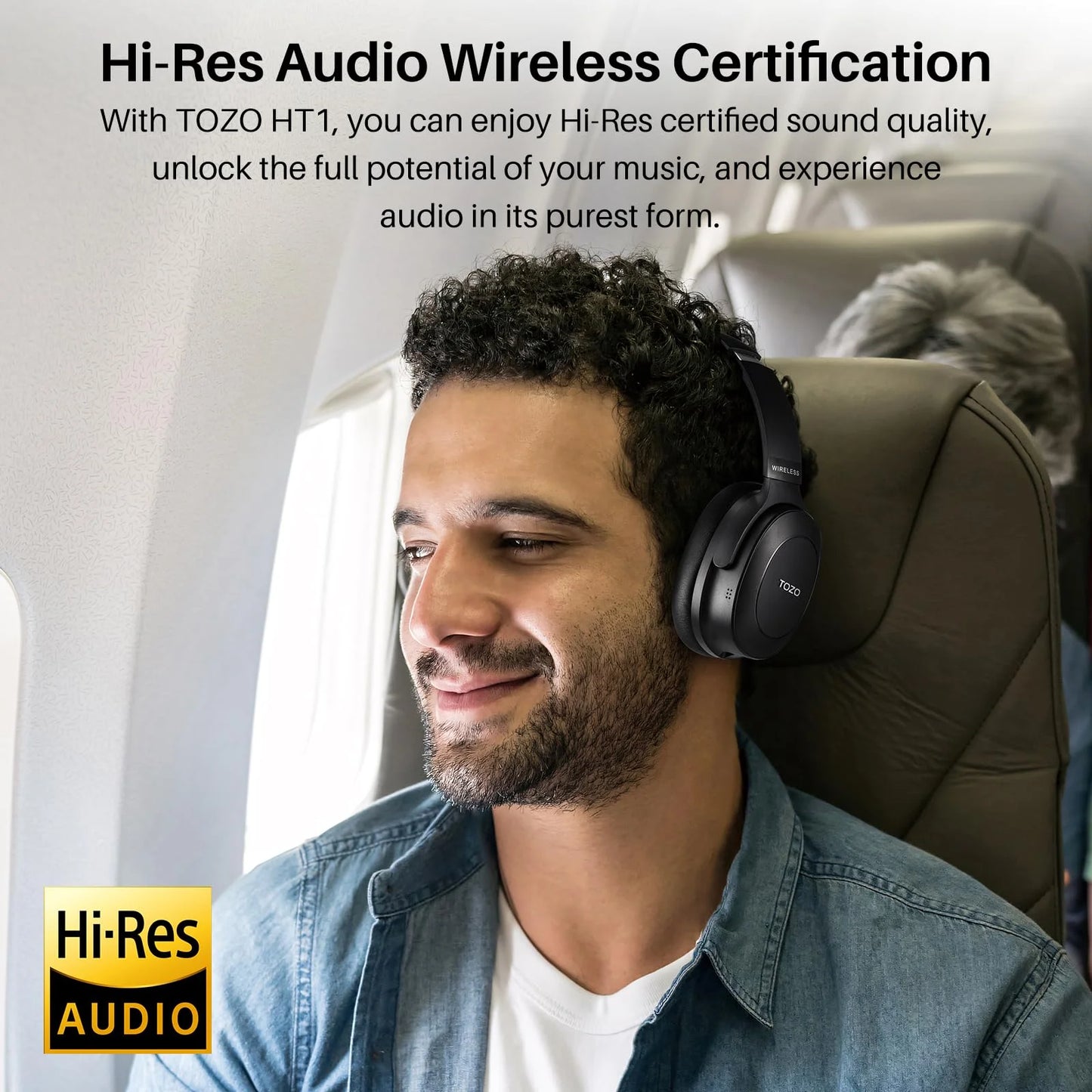 TOZO HT1 Over Ear Bluetooth 5.3 Headphones 40