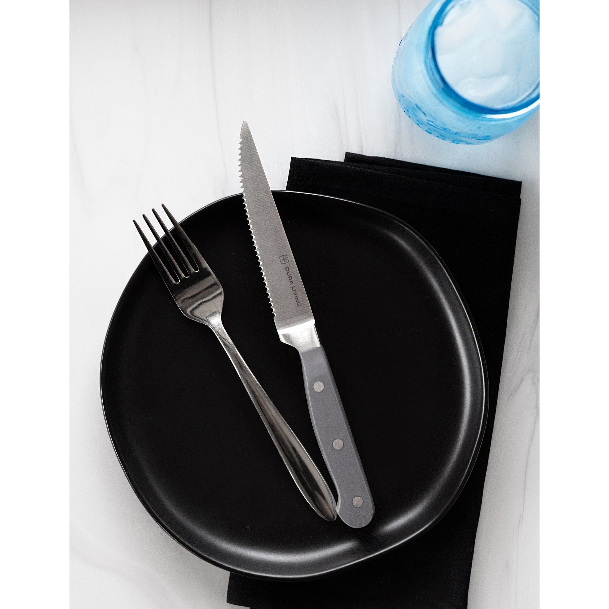 Superior Set of 8 Steak Knives - Gray-1
