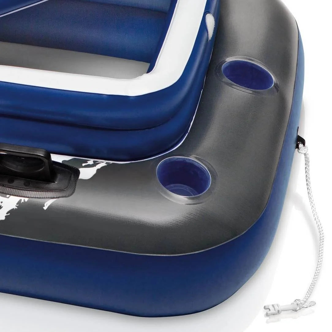 Intex Inflatable Mega Chill II 72 Can Beverage Cooler Float With Lid 81