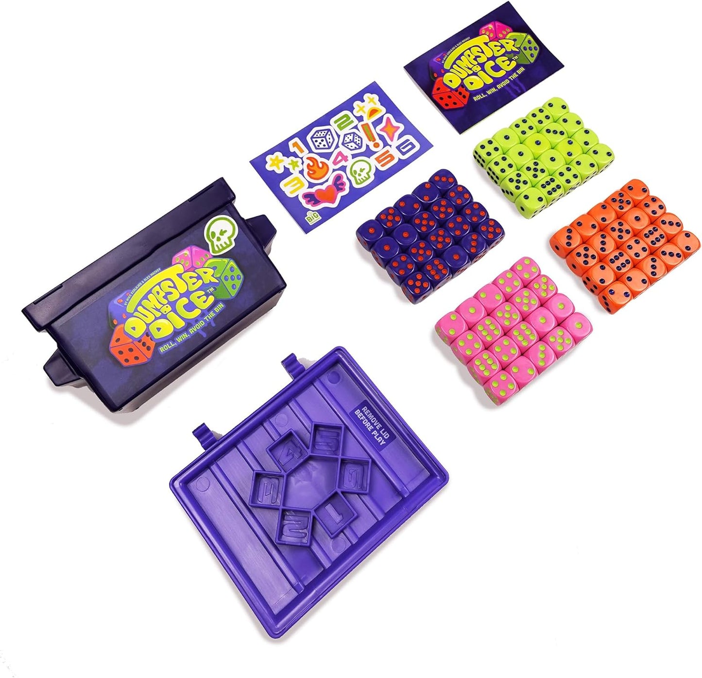 Dumpster Dice Fast-Paced Family Dice Game 66