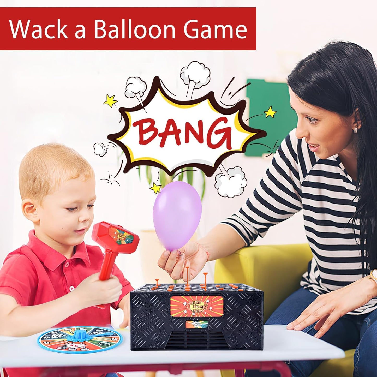 CHOWONE Balloon Game Fun Board Game for Kids and Adults 60
