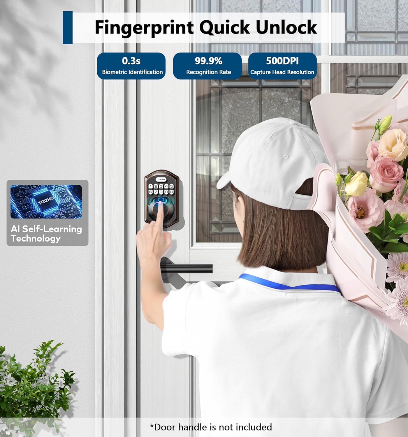 TEEHO TE002 Fingerprint Door Lock 40