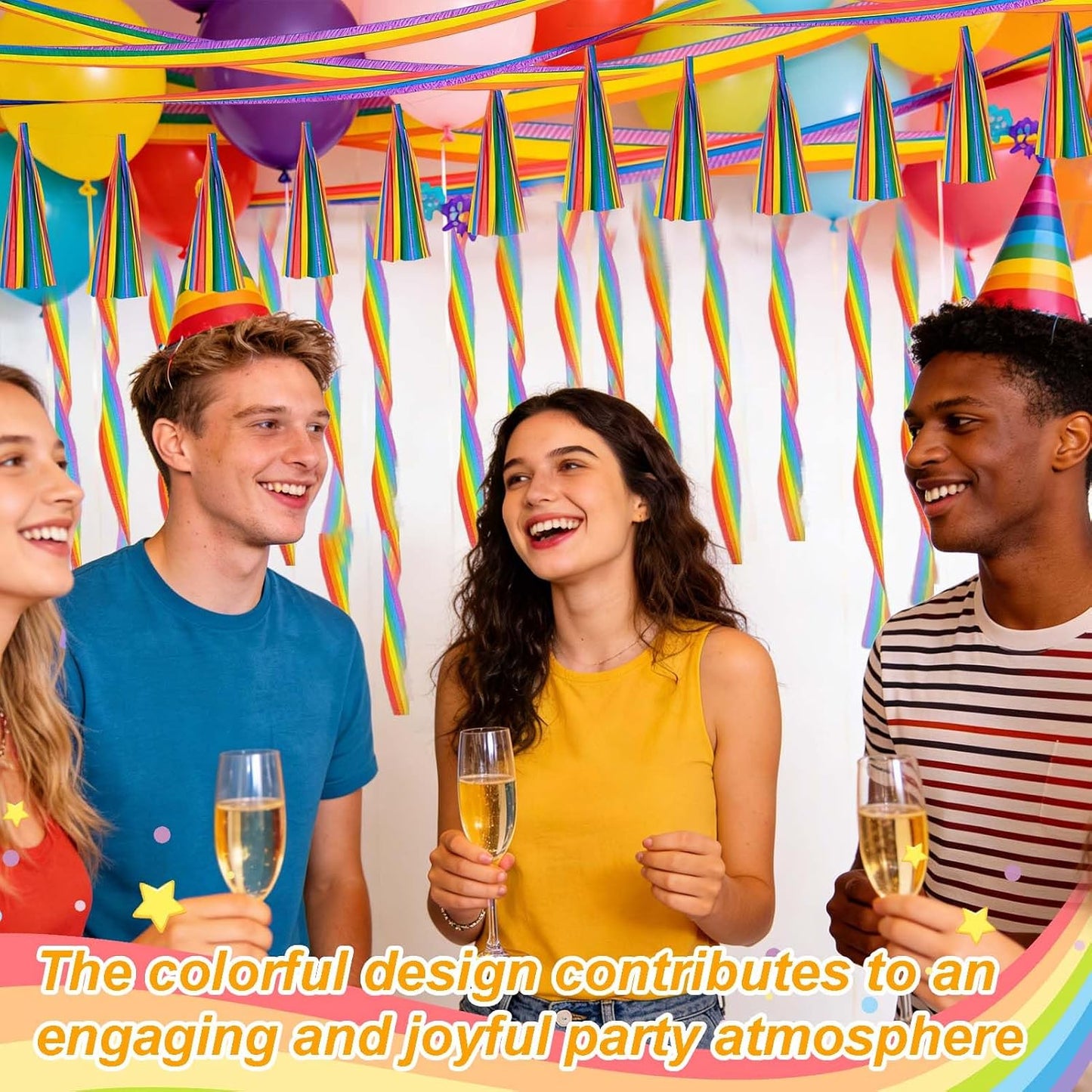 14 Rolls Rainbow Crepe Paper Streamers 459.2 ft Colorful Crepe Rolls Rainbow Party Streamers Crepe Paper for Pride Day Gay LGBT Birthday Bridal Baby Shower Party DIY Crafts BST326L
