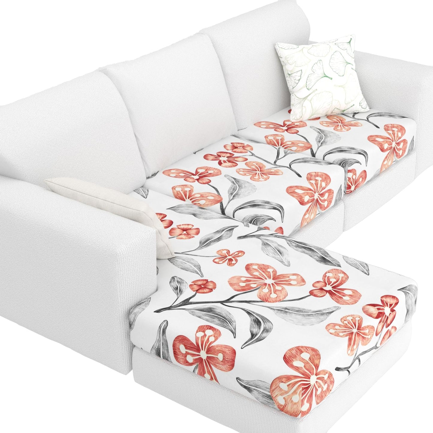 Stretch Couch Cushion Covers for Individual Sofa Seat Cushion,Washable Slipcover for Chair Loveseat Sofa,Furniture Protector Cushion Sofa Cover(Backrest or Seat) BST326H