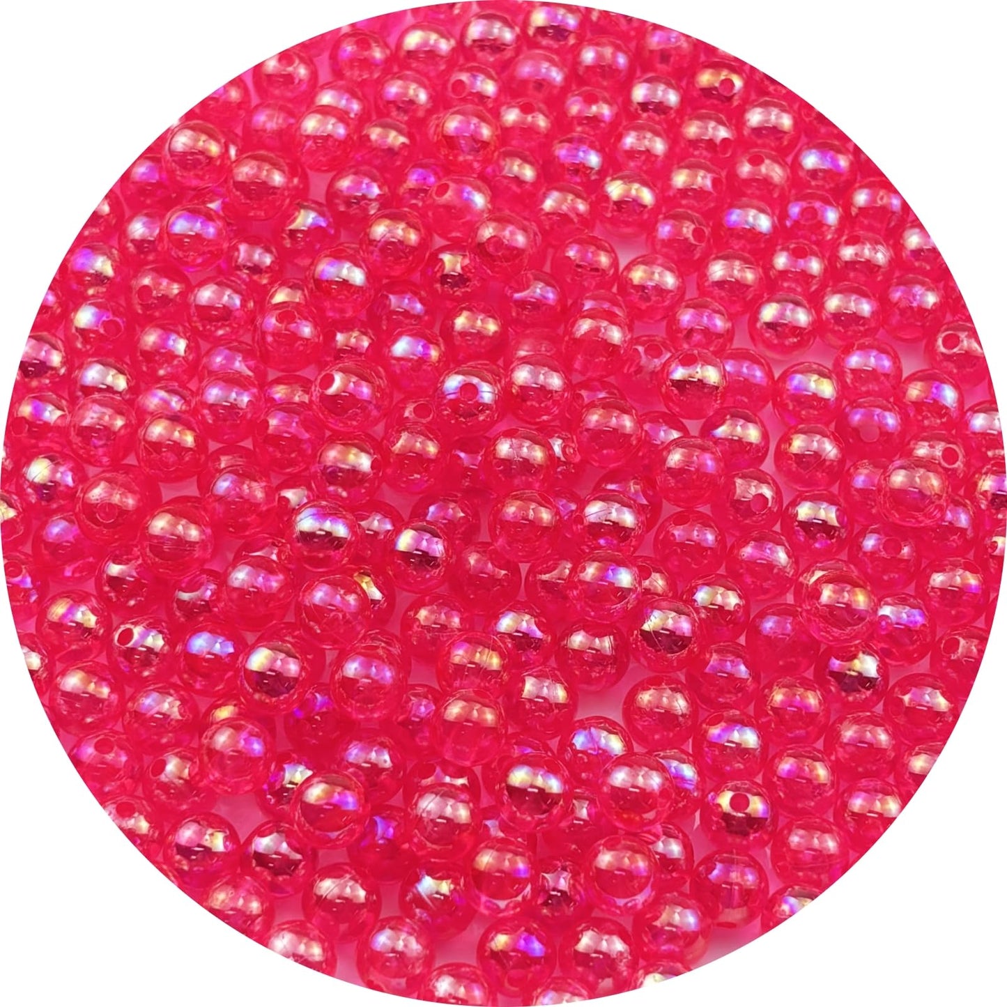 2000pcs 4mm Acrylic Round Beads AB Colors Acrylic Beads Round Spacer Beads with Hole for DIY Bracelet Necklace Jewelry Making Supplies Handmade Craft(Green AB) BST220