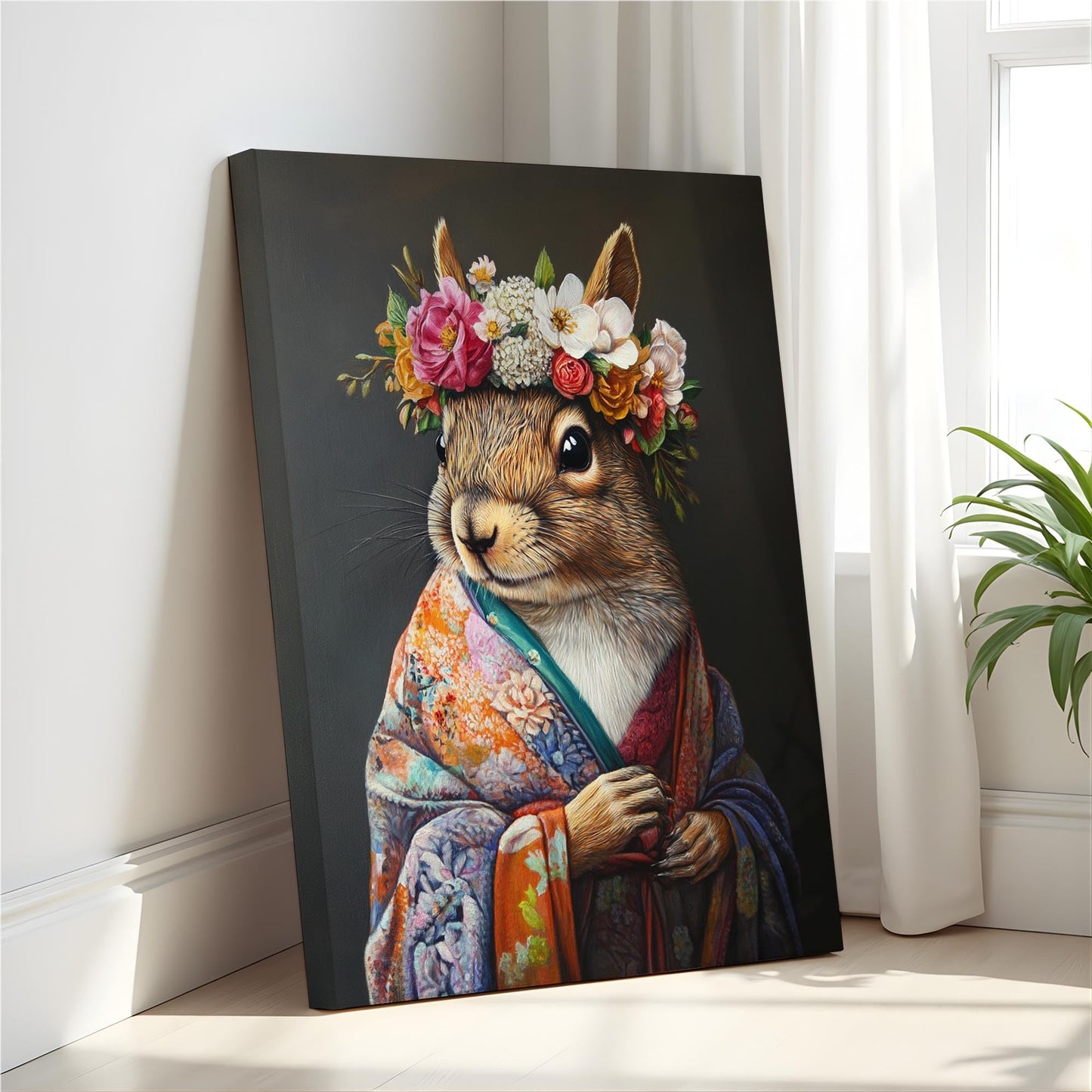 Sloth Unframed Wall Art Print Poster, Kimono Bathroom Dressing Room Decor Posters Prints for Restroom Home Picture Painting Artwork Gallery 5 (Sloth, 10"L x 8"W, Unframed) BST220