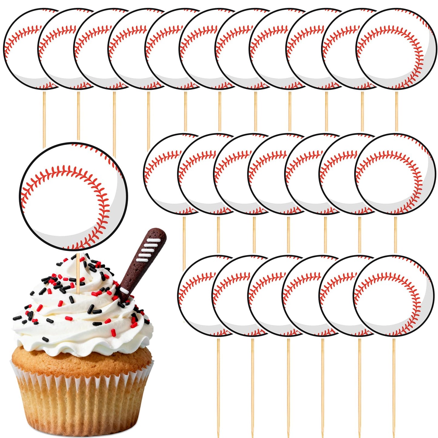 48 Pack Casino Cupcake Toppers Glitter Poker Chips Dices Mini Slot Machine Cupcake Picks for Las Vegas Casino Night Theme Birthday Party Baby Shower Decoration Supplies BST220