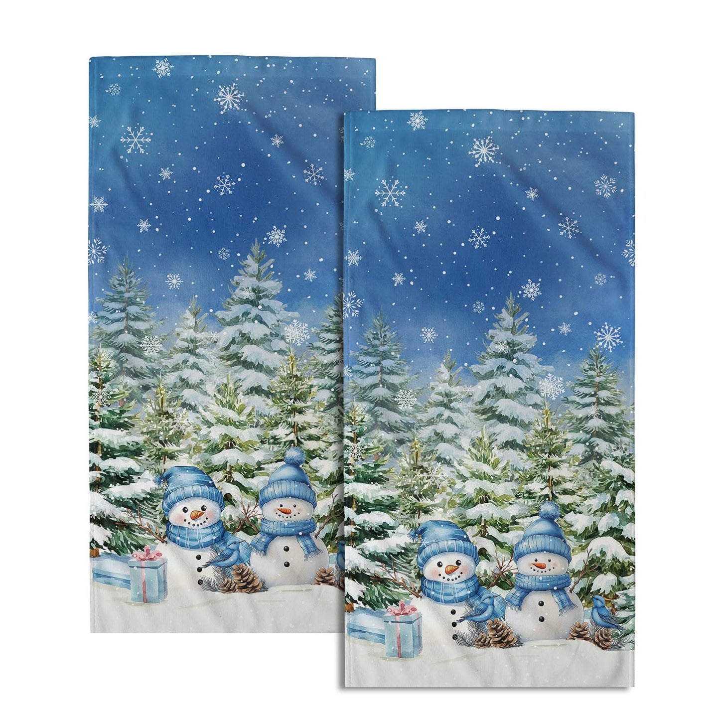 Imiss Coral Starfish Hand Towels for Bathroom，Nautical Coastal Seashell Guest Towels 14.4 x 28.3 Inch Set of 2 Soft Small Bath Towel Kitchen Dish Towels for Home Hotel Gym Spa BST220