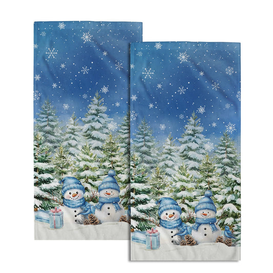 Imiss Coral Starfish Hand Towels for Bathroom，Nautical Coastal Seashell Guest Towels 14.4 x 28.3 Inch Set of 2 Soft Small Bath Towel Kitchen Dish Towels for Home Hotel Gym Spa BST220