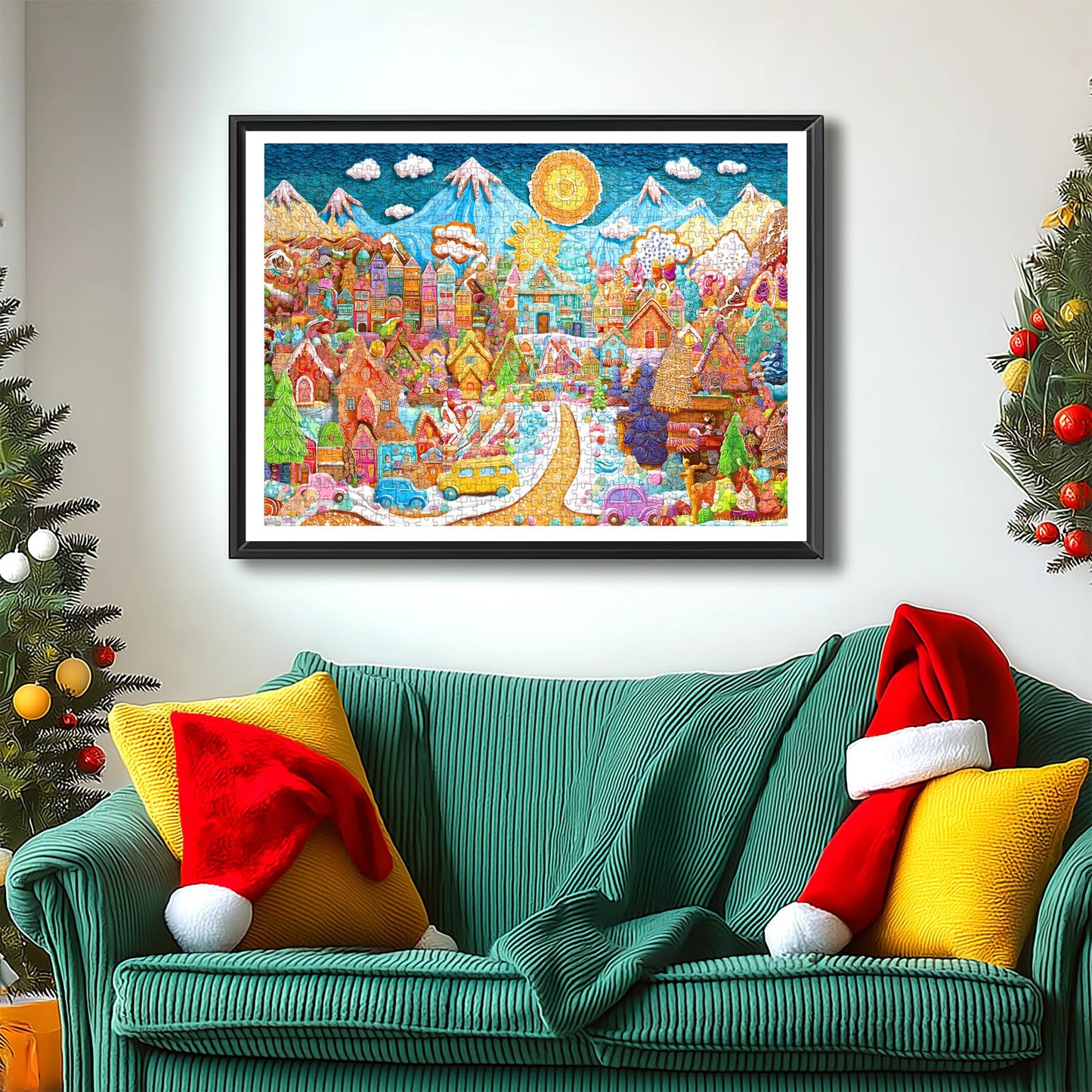 Halloween Puzzle 1000 Pieces for Adults Spooky Scarecrow Farm | Jigsaw Puzzles 1000 Pieces Autumn Horror Spooky with Pumpkin & Ghost Truck for Party Game Night, Dust-Free, 27.5"x19.7" WN420