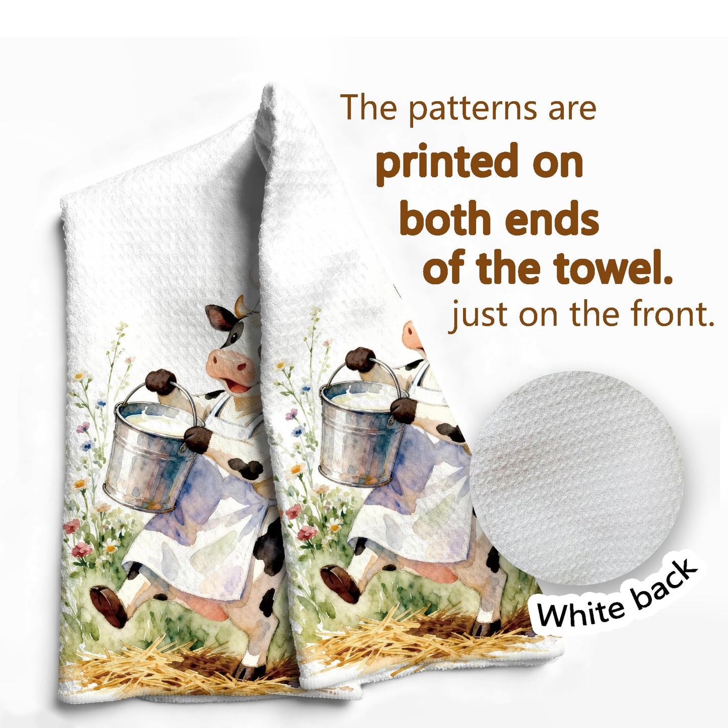 Funny Cat Gifts Kitchen Towels, Cute Cat with Knife and Fork Microfiber Dish Tea Towel for Kitchen Decor, Funny Cats Cooking Decor, is It Dinner Time Yet, 16x24 Inch BST220