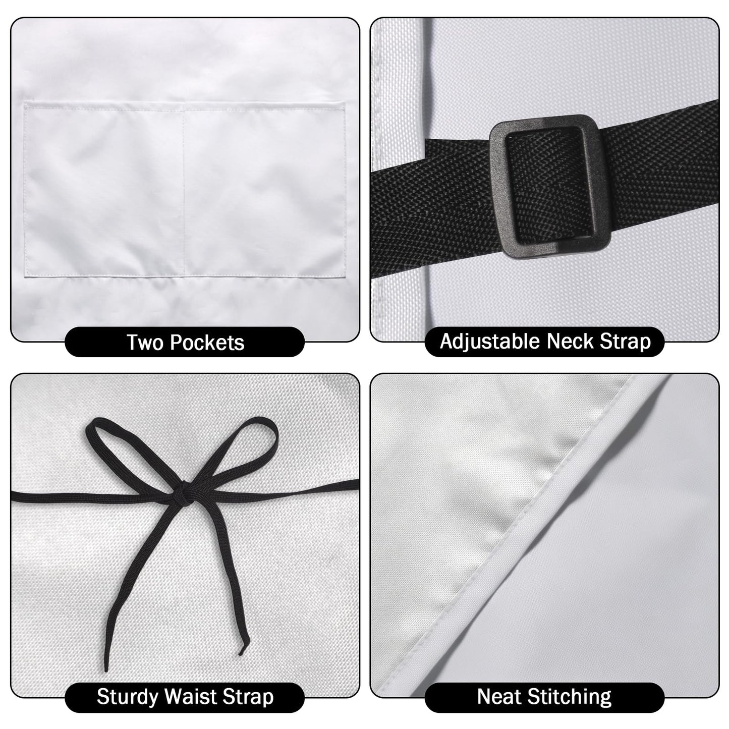 Art Apron with Pocket for Women Men | Kitchen Aprons Chef Apron for Cooking Baking BBQ Painting Gardening BST202