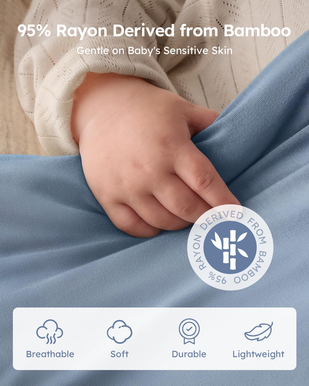 Yoofoos 1.0 TOG Sleep Sack Rayon Made from Bamboo Baby Sleep Sack 77