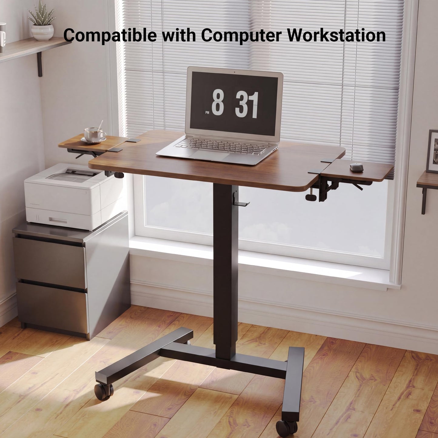 BONTEC Ergonomic Desk Extender Tray, 9.5"x9.1" Wrist Rest Shelf | 90°Foldable Elbow Support, Table Mount Arm, Clamp on Computer Arm Rest for Desk, Office & Home Use,Durable Easy to Install BST202