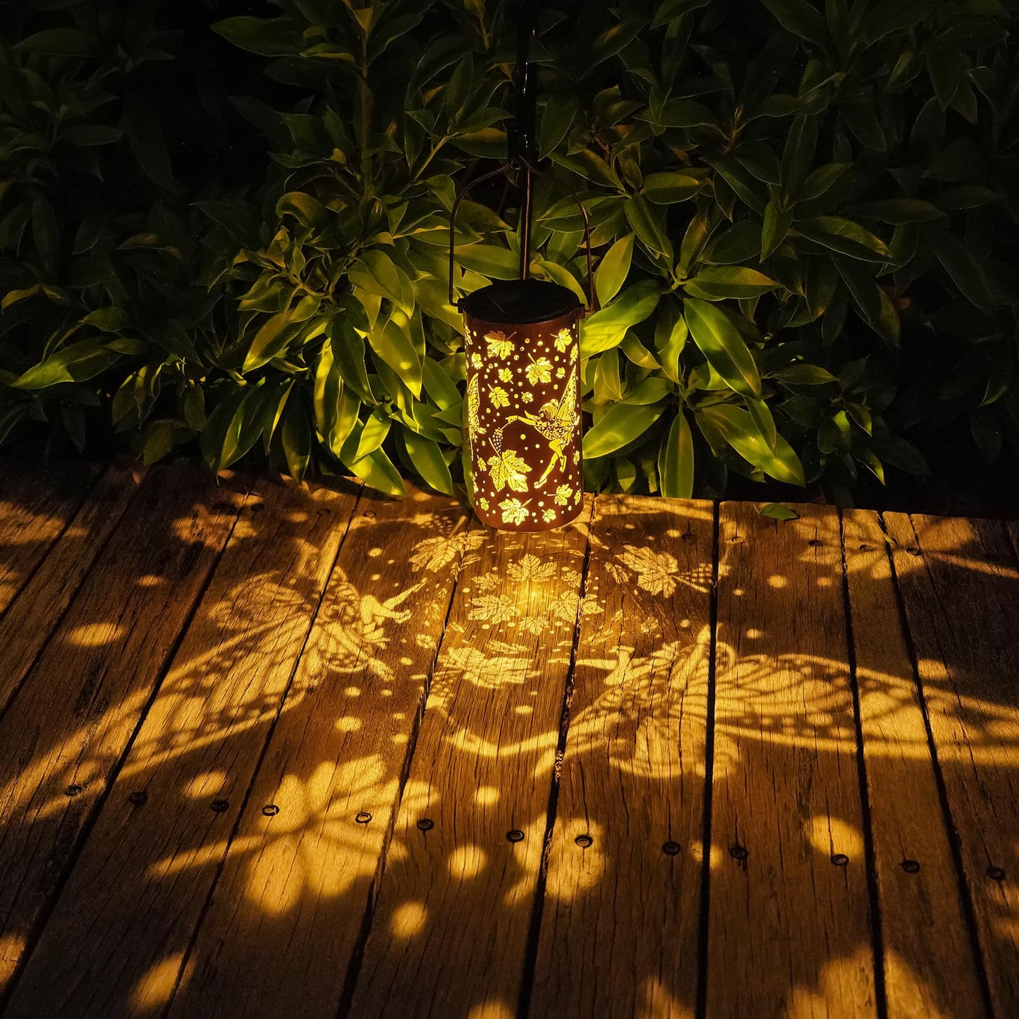 Solar Lanterns Outdoor Waterproof Butterfly Garden Decor Birthday Gifts for Women Mom Grandma, Hanging Solar Lights Metal Lantern Decoration Outside for Yard, Patio, Backyard, Porch