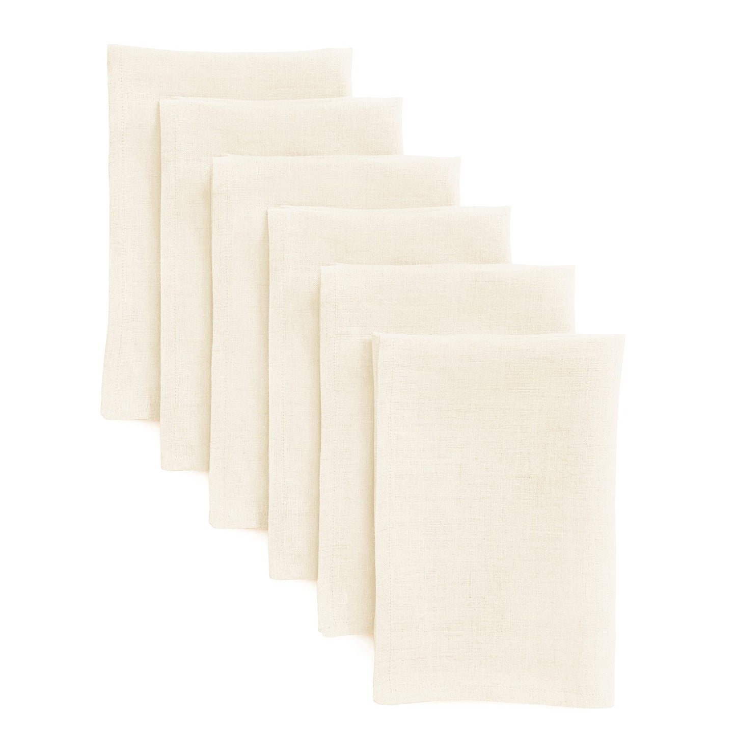 Solino Home 100% Linen Square Placemats White, Fete 14 x 14 in, Set of 4 | Square Table Mats square place settings for daily and festive dining; neatly mitered corners; Pure Linen; OEKO-TEX Certified BST326SOLH