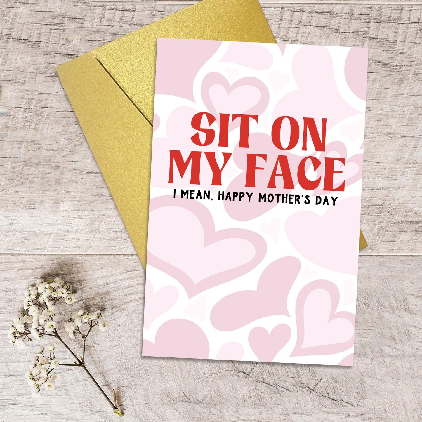 Qiliji Mother's Day Card for Wife, Wife Mothers Day Card from Husband, Happy Mother's Day Card to My Amazing Wife, It Means A Lot To Me How Much You Love Our Family And Take Care Of Us WN420