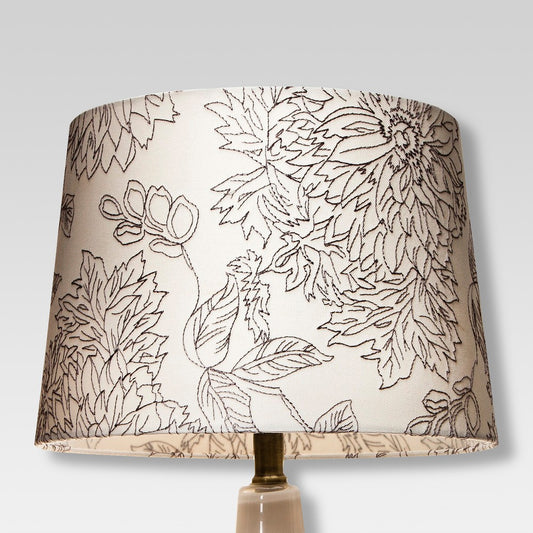 Threshold Small Linen Drum Lamp Shade with Uno Fitter