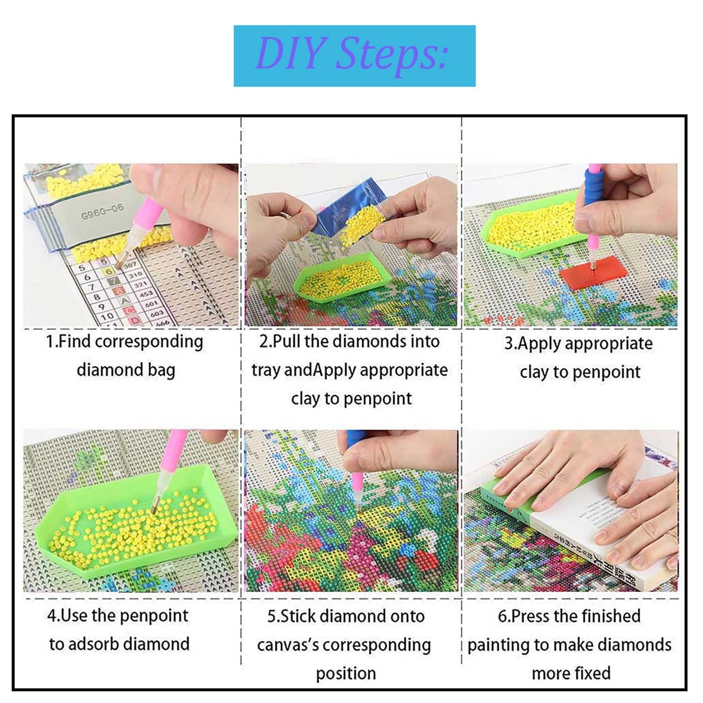 Mosaflare White Tigers Diamond Painting Kits for Adults 12x16 Inch | 5D Diamond Art for Beginners, DIY Full Round Drill Paint by Diamonds Dot Gem Art for Adult, Home Wall Decor BST326L