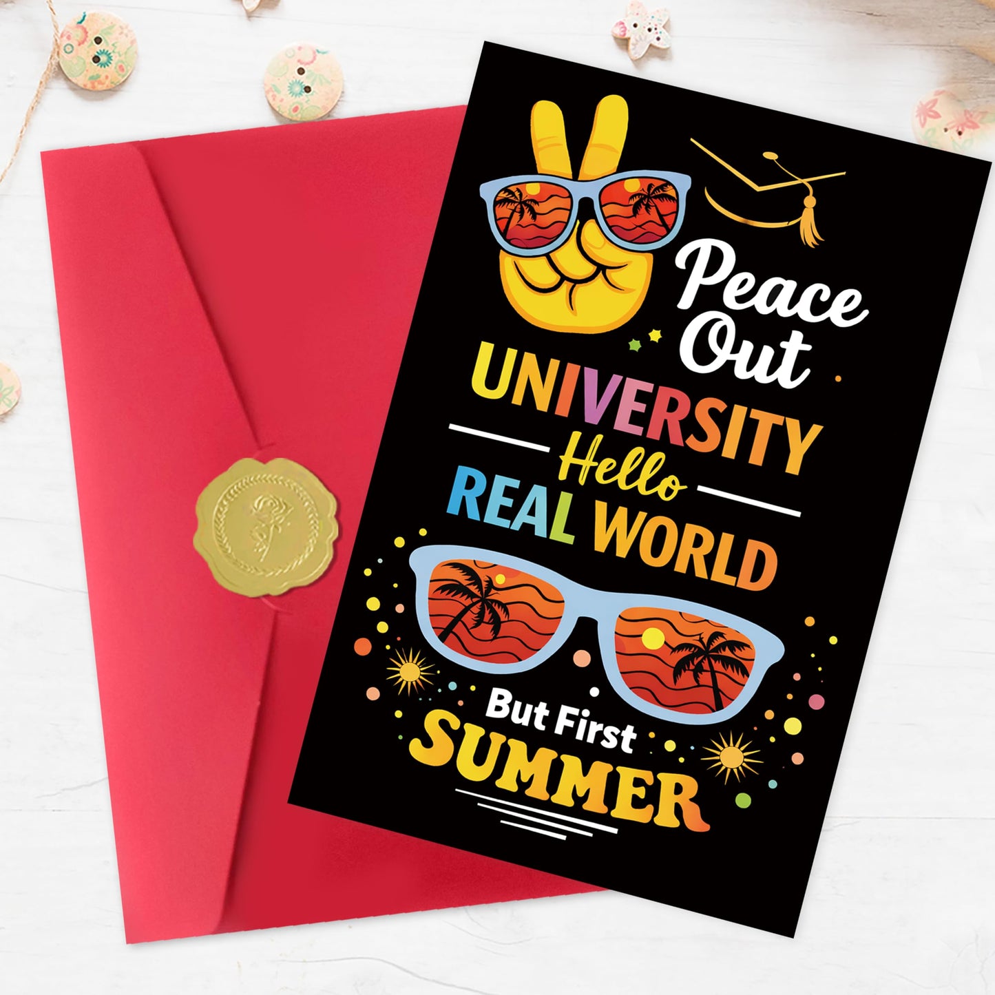 College Graduation Gifts Card for Women Men,Funny 2026 College Graduation Card Gifts Decorations for Son Daughter Granddaughter Grandson Niece Nephew Him Her BST220