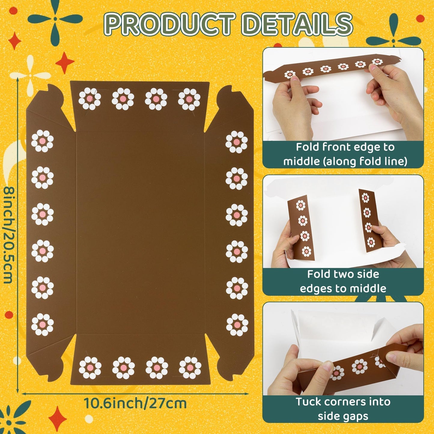 Mexican Taco Nights Food Trays 100Pcs Mexican Nacho Popcorn Unassembled Trays Snack Candy Holder Disposable Paper Plates Holiaday Carnival Party Supplies Concession Stand Food Containers BST202
