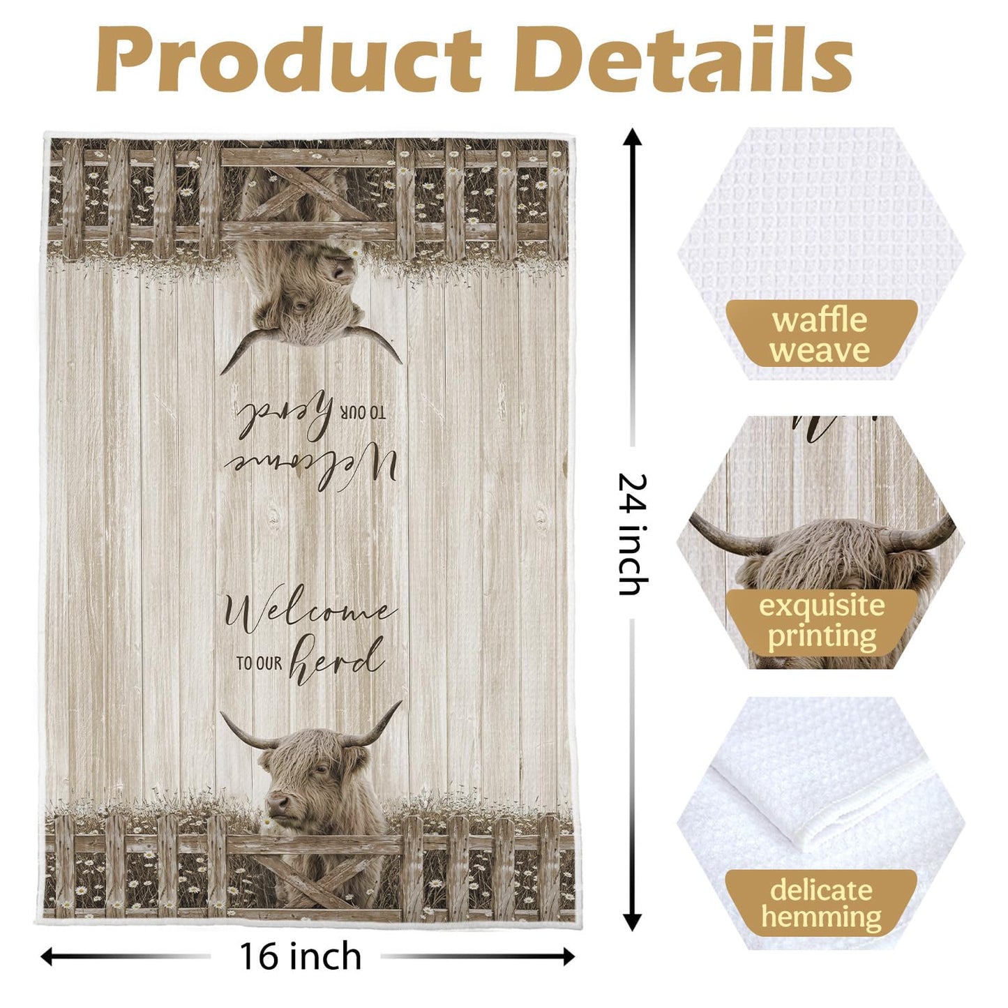 Raccoon Gifts Bathroom Towels Set - Raccoon Gifts Decorative Hand Towels, Hello Sweet Cheeks Bathroom Decor, 16x24 Inches Set of 2 BST220