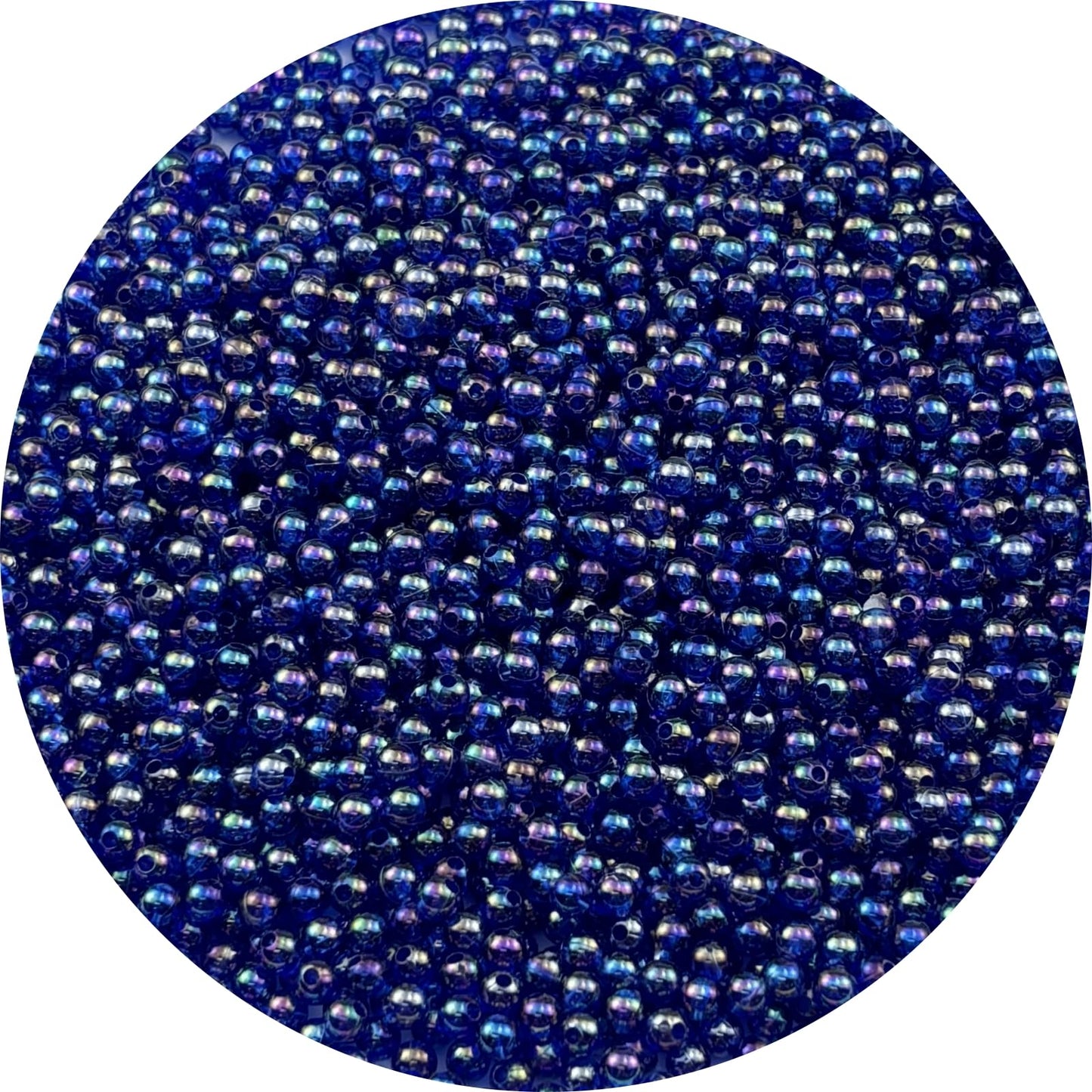 2000pcs 4mm Acrylic Round Beads AB Colors Acrylic Beads Round Spacer Beads with Hole for DIY Bracelet Necklace Jewelry Making Supplies Handmade Craft(Green AB) BST220