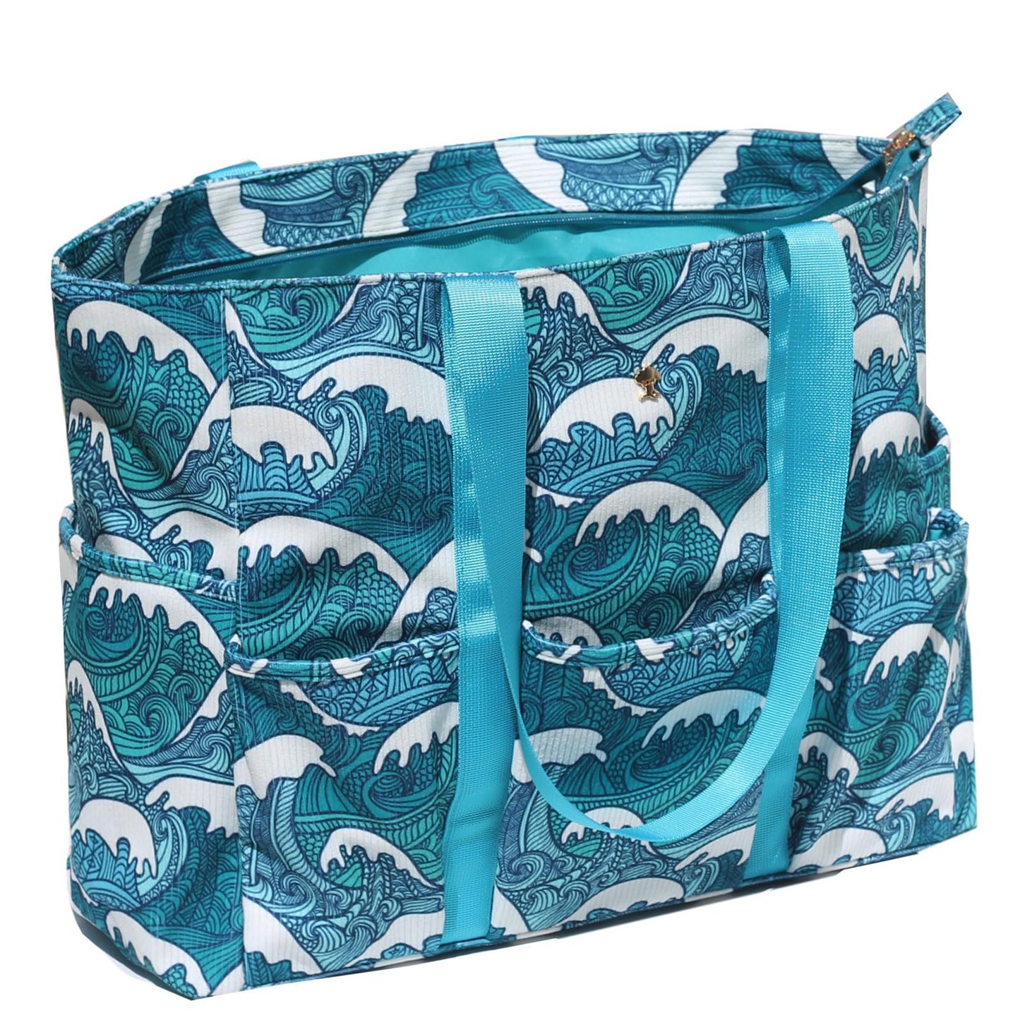 ESVAN Utility Tote Bag Weekender Duffle Bag with 13 Pockets - Perfect for Travel, Work, Gym, Beach, Teachers, and Nurses BST326H