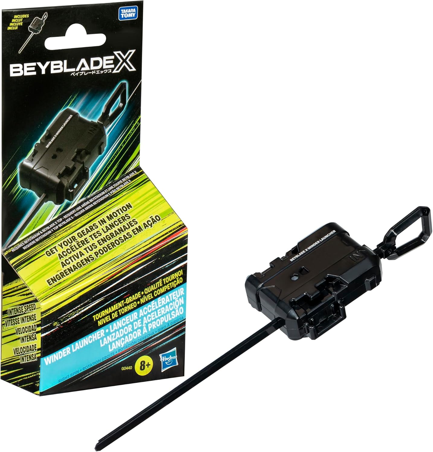 Beyblade X Official Winder Launcher for use with Beylade X Spinning Top Toys and Beystadium 61