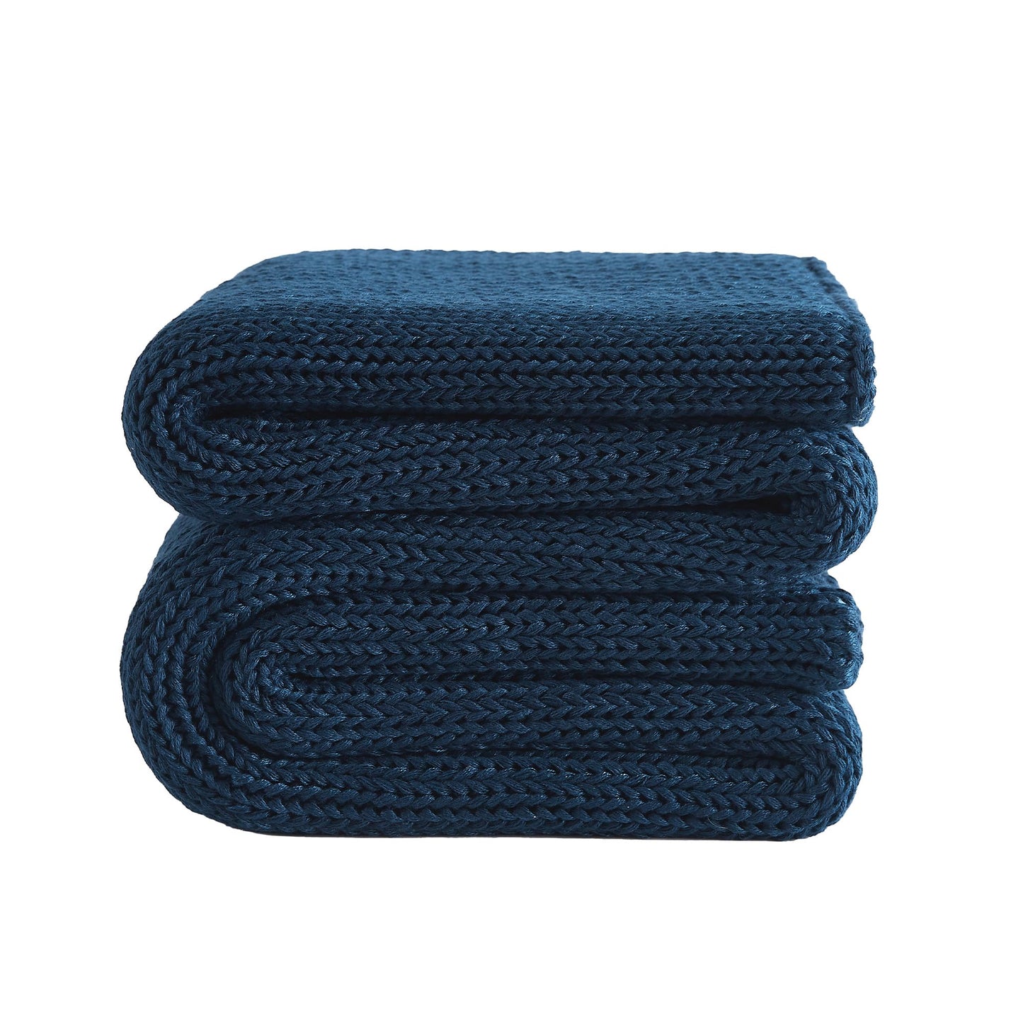 L'AGRATY Knitted Weighted Blanket - 48"x72" 12lbs Cooling Chunky Knit Heavy Blanket for Adults Braided Crochet Throw Thick Cable Yarn Knit Decorative No Beads Evenly Weighted Machine Washable | No Beads Evenly Weighted Machine Washable Chunky Braided Croc