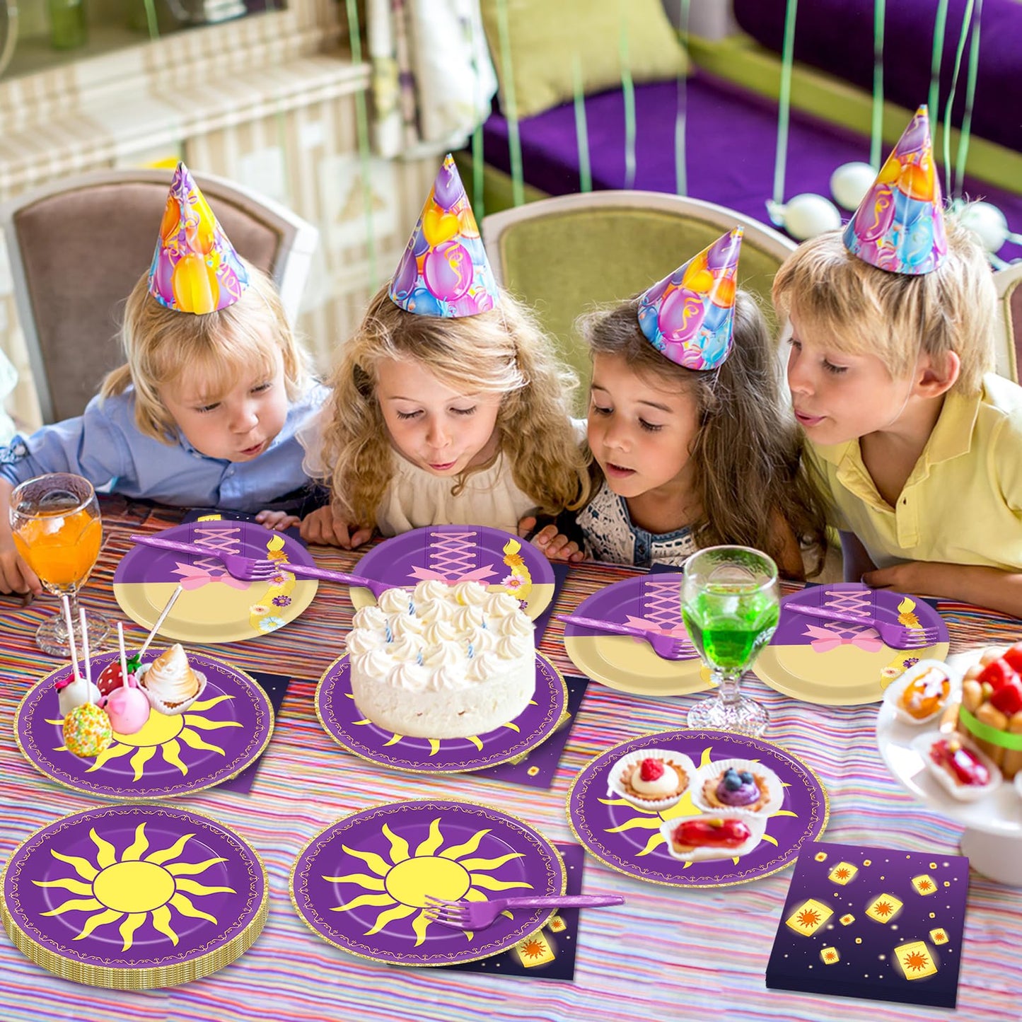 96 Pcs Race Car 1st Birthday Party Plates and Napkins Racing Cars First Birthday Decor Race Car One Year Old Dessert Cake Plates Racing Cars Theme Tableware Set for Kids Boy Party Decor 24 Guests BST202