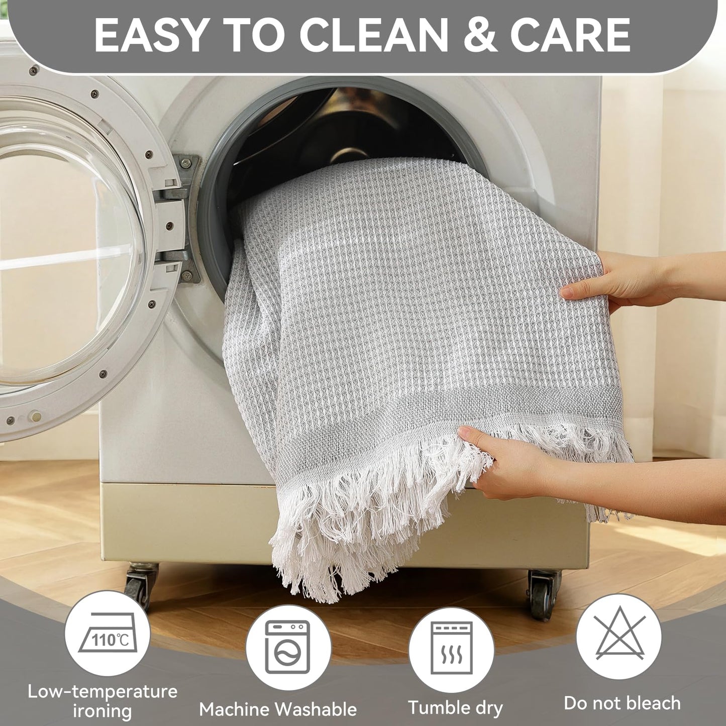 YDKGL Couch Covers Sofa Covers for Sectional Sofa 3 Cushion Sofa Pet Friendly, L Shaped Couch Cover Blanket Washable Non Slip Furniture Protector, Soft Sofa Slipcover for Kids Dogs, Dark Grey 91"x134" BST220