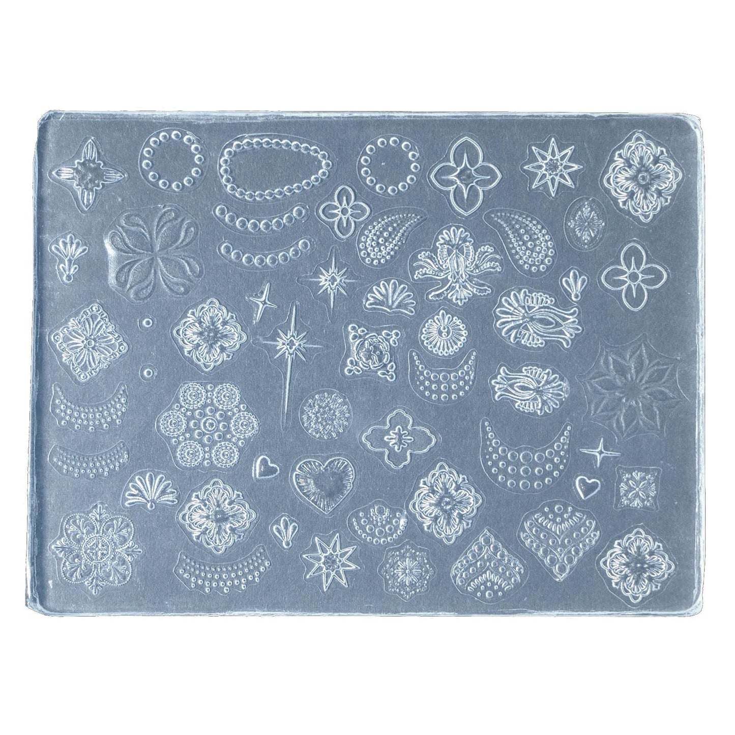 Nail Art Silicone Mold Beautiful 3D Nail Embossed Stencils Molds Epoxy Resin Mold DIY Crafts Party Home Decor BST220