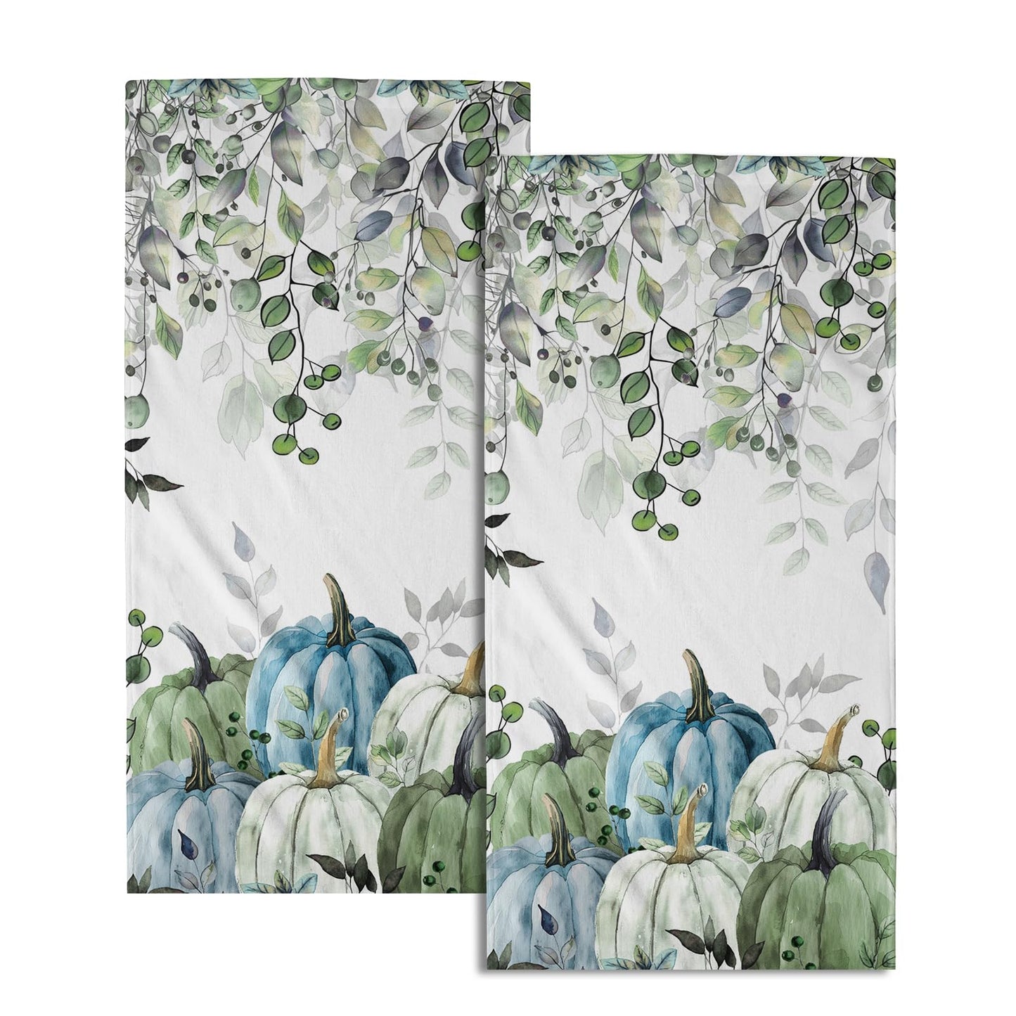 Imiss Coral Starfish Hand Towels for Bathroom，Nautical Coastal Seashell Guest Towels 14.4 x 28.3 Inch Set of 2 Soft Small Bath Towel Kitchen Dish Towels for Home Hotel Gym Spa BST220